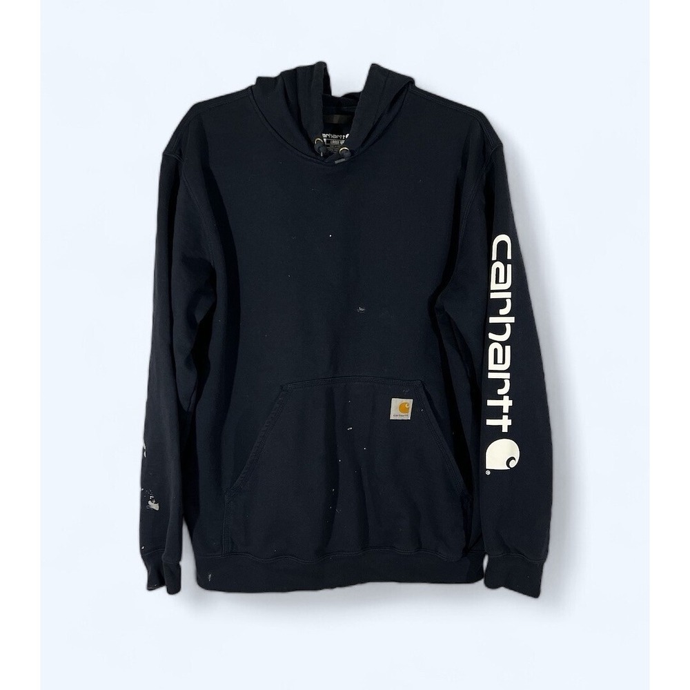 Carhartt Painter Hoodie Navy LARGE NAVY BLUE CLARKBURG